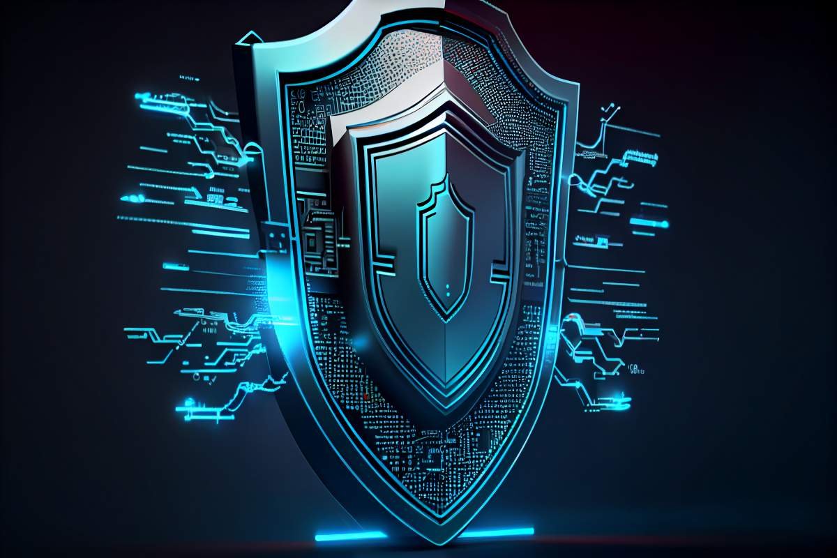 AI Security framework protecting artificial intelligence systems from cyber threats and data breaches.