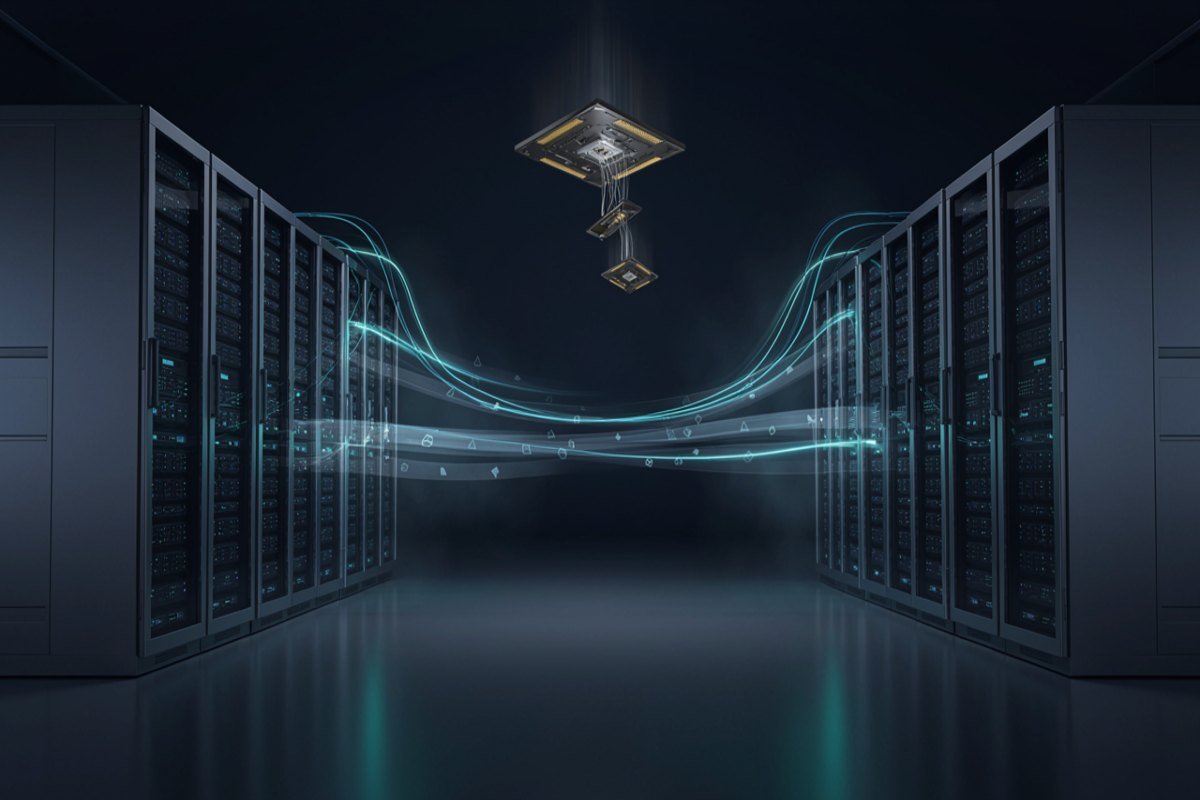 Anthropic MatX Deal showing AI chips, semiconductor technology, and computing infrastructure.