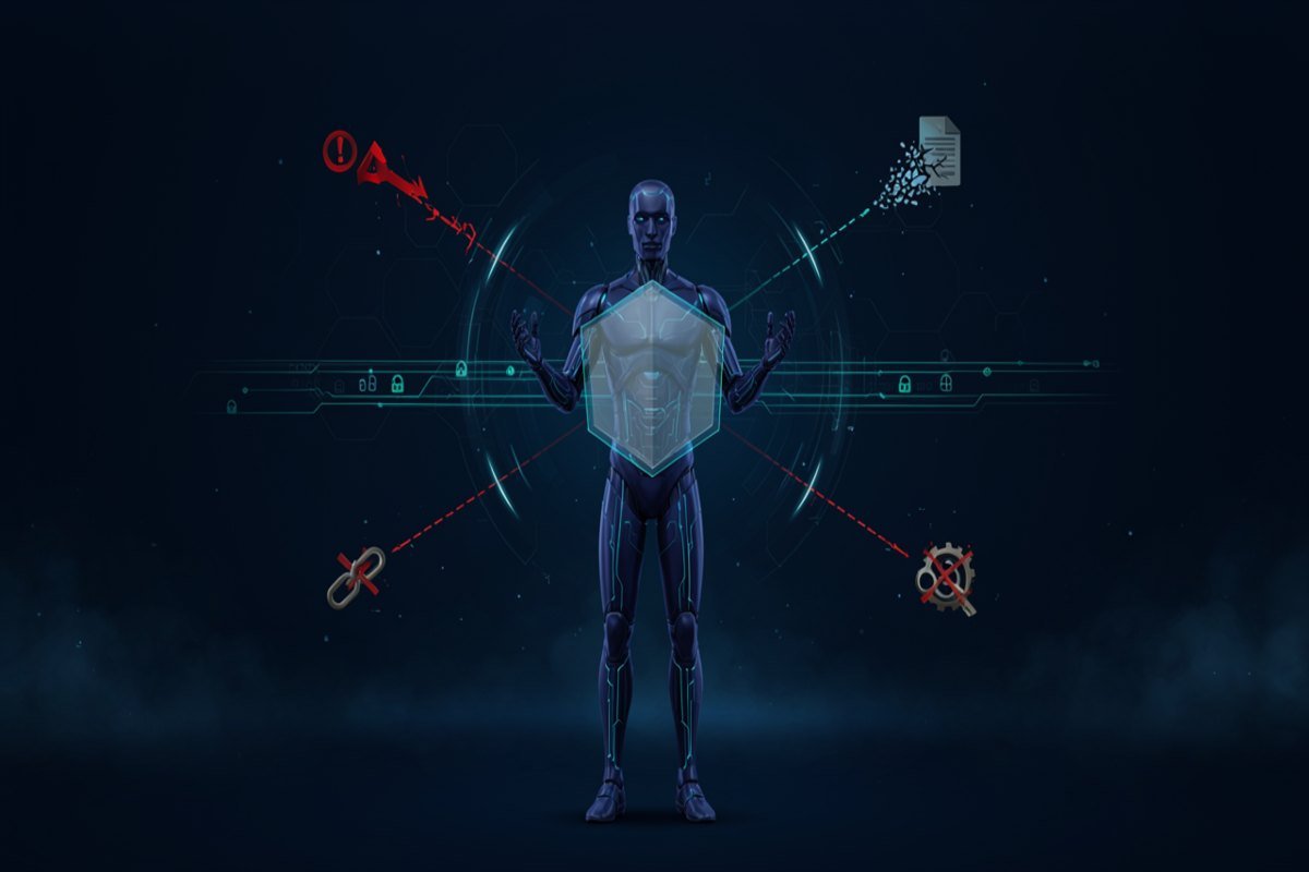 Lakera Guard Review visual showing protection for AI agents, APIs, data, and external tools.