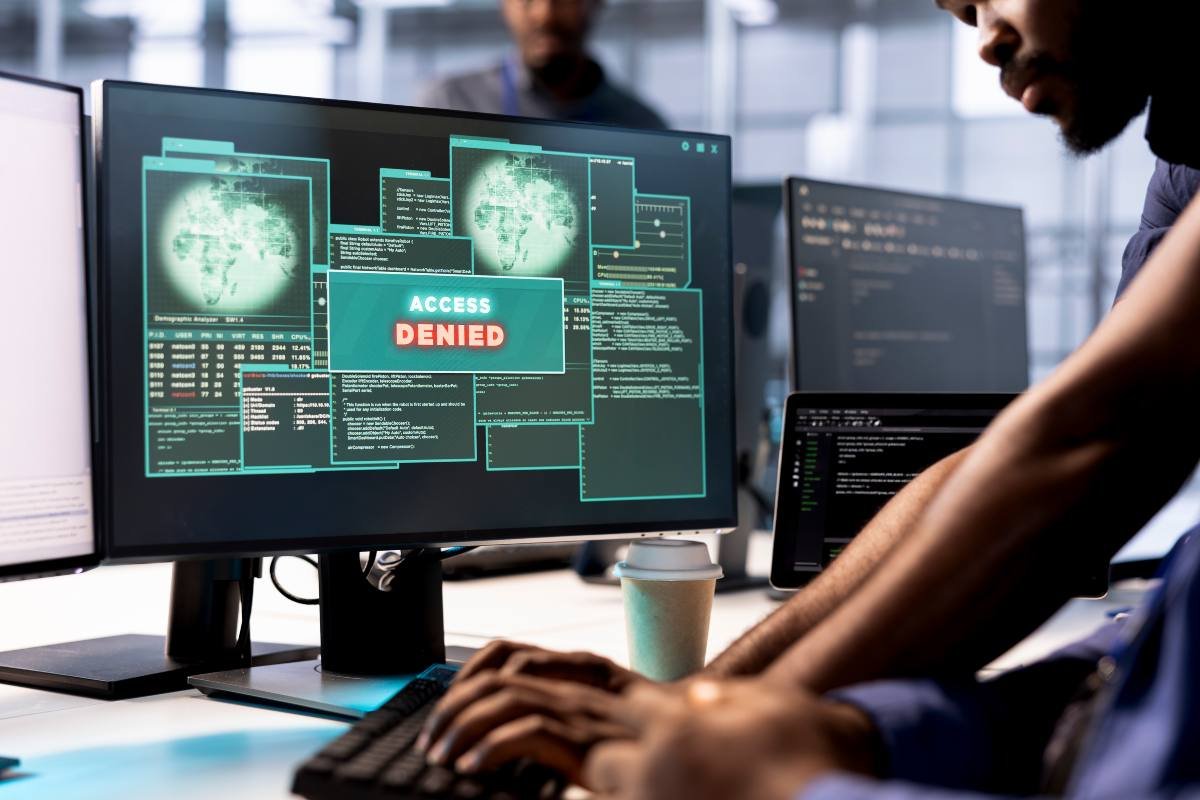 AI threat intelligence system analyzing cyber threats and protecting artificial intelligence systems.