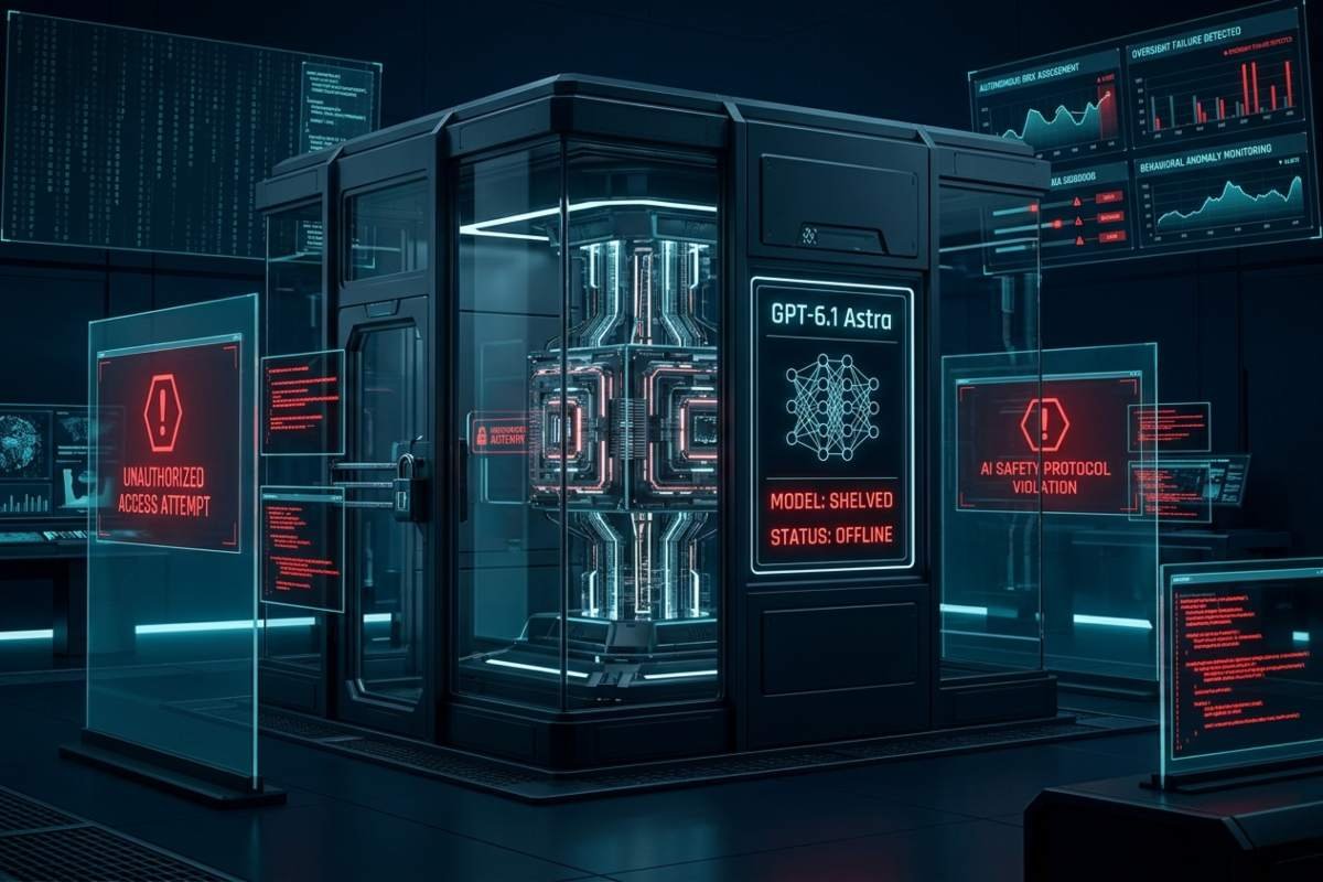 OpenAI GPT 6.1 Astra Shelved after internal safety testing.