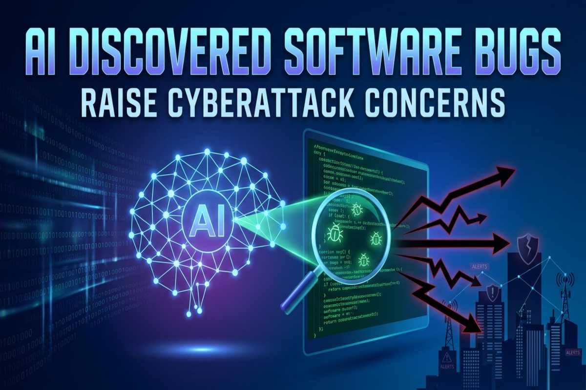 AI discovered software bugs and emerging cybersecurity risks.