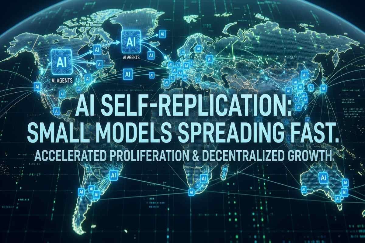 AI self replication risks as small AI models spread across smart devices.