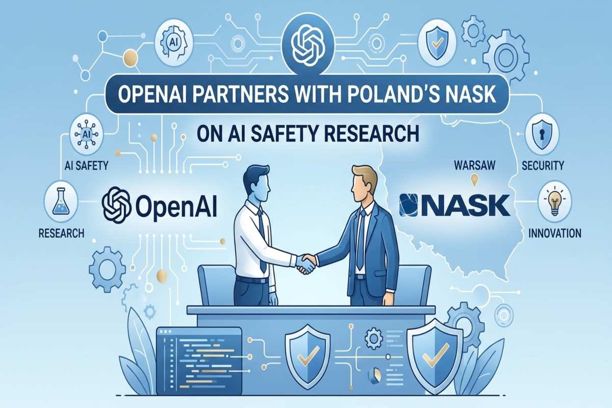 OpenAI partners with Poland’s NASK on AI safety research to improve AI security and identify emerging vulnerabilities.