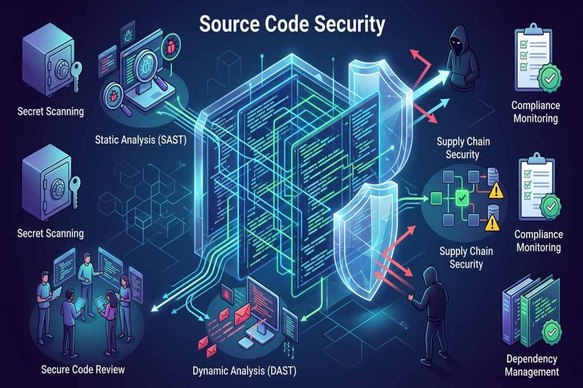Source Code Security best practices for protecting code.