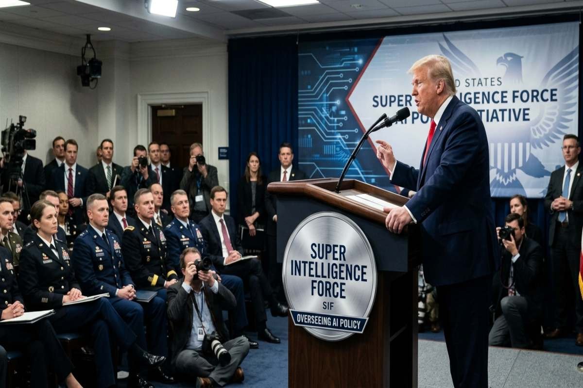 Trump launches Super Intelligence Force to oversee U.S. AI policy and address AI security risks.