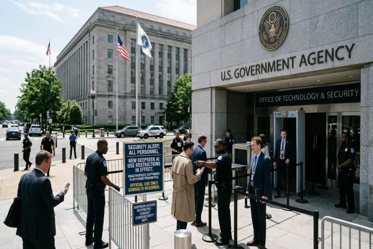 US agencies face new DeepSeek AI security restrictions over government data privacy and cybersecurity risks.