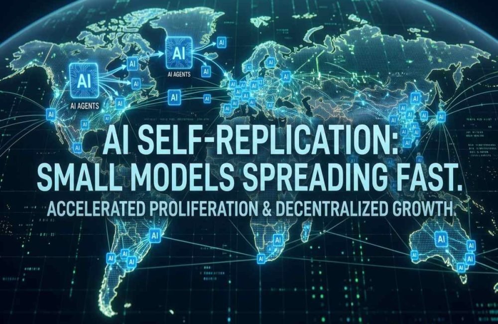 AI self replication risks as small AI models spread across smart devices.