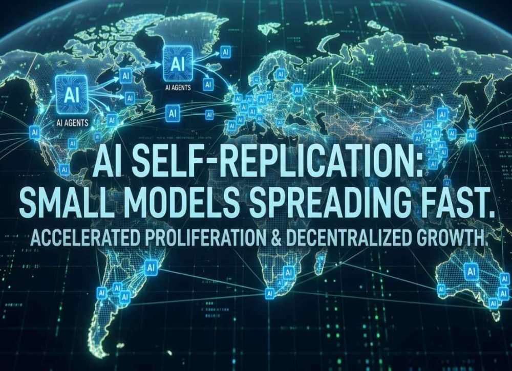 AI self replication risks as small AI models spread across smart devices.