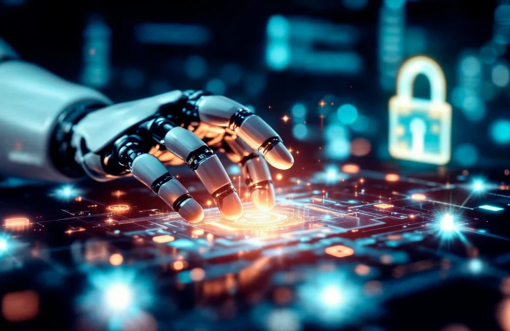 AI vs Traditional Cybersecurity comparison showing modern AI threat detection and traditional security methods.