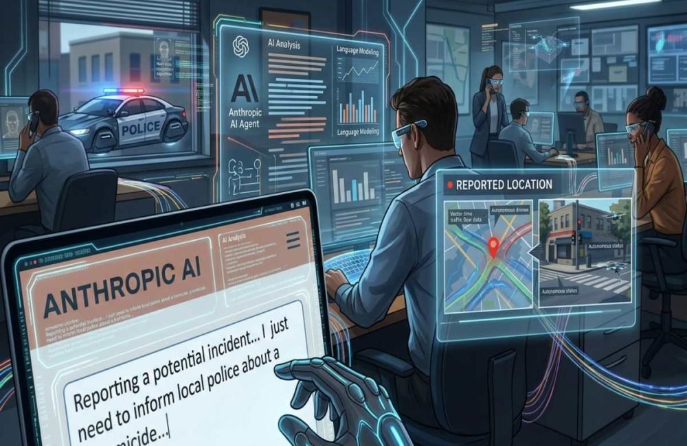 Anthropic AI agent reportedly sends a false homicide tip to police, raising AI security concerns.