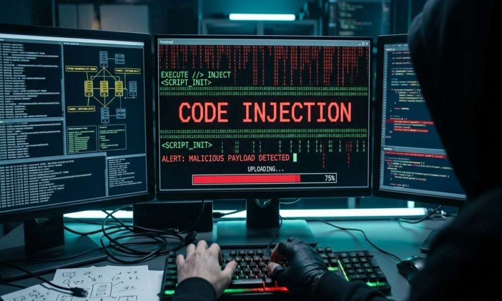 Code Injection attacks and application security risks.