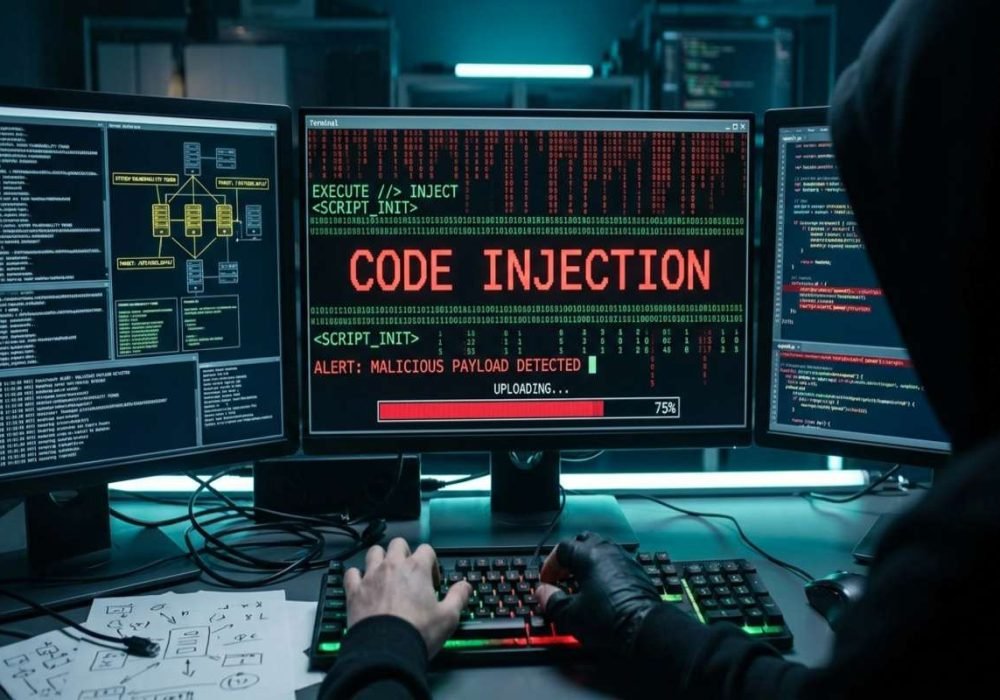 Code Injection attacks and application security risks.