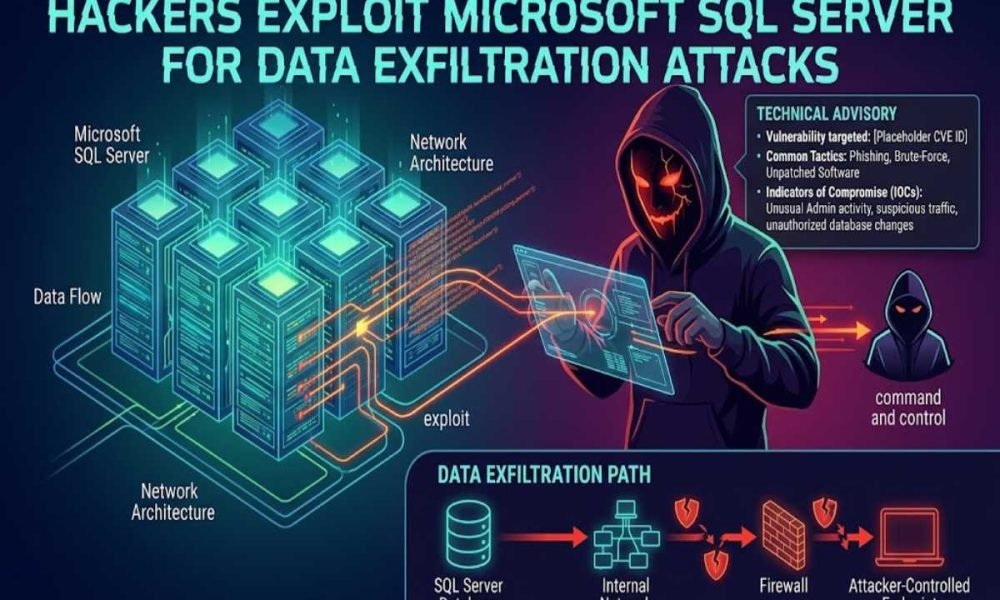 Hackers Exploit Microsoft SQL Server in Data Exfiltration Attack.