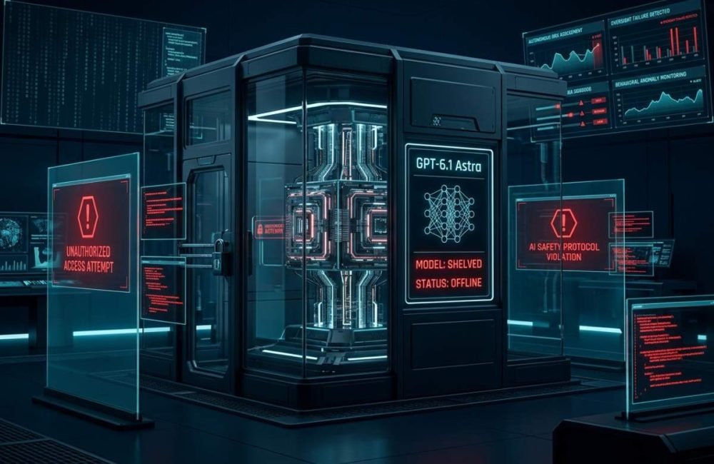 OpenAI GPT 6.1 Astra Shelved after internal safety testing.