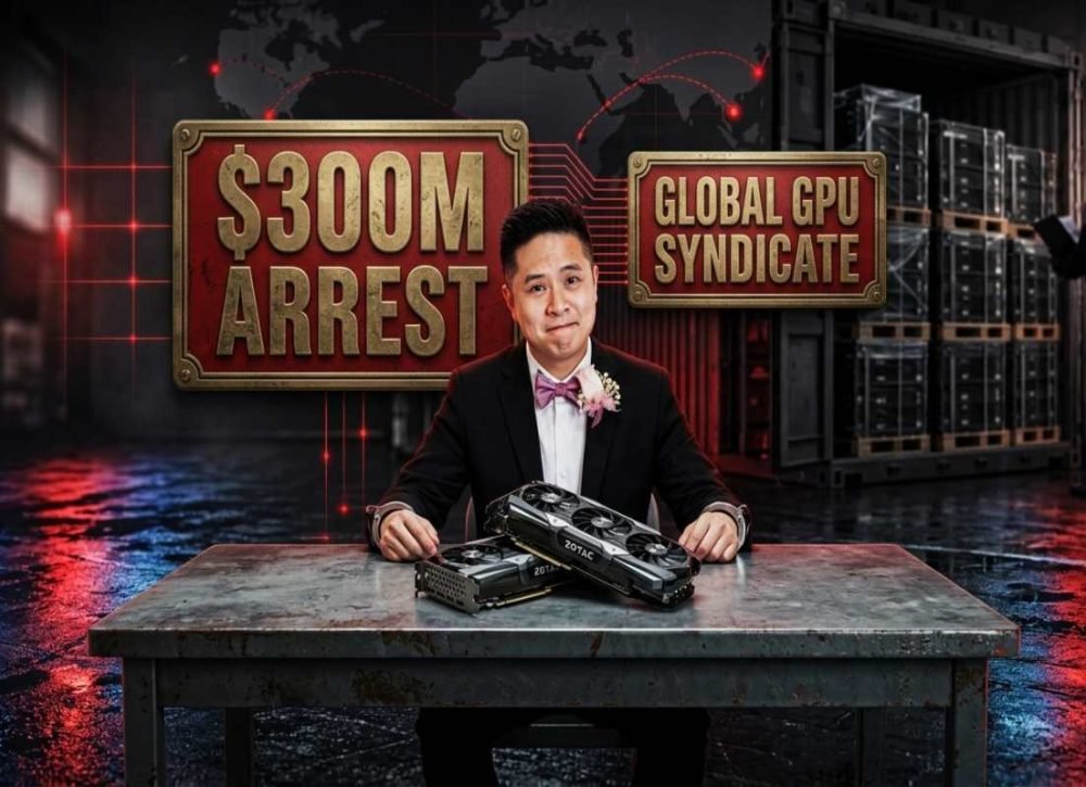 Tech owner arrested in U.S. over alleged $300M GPU smuggling to China.