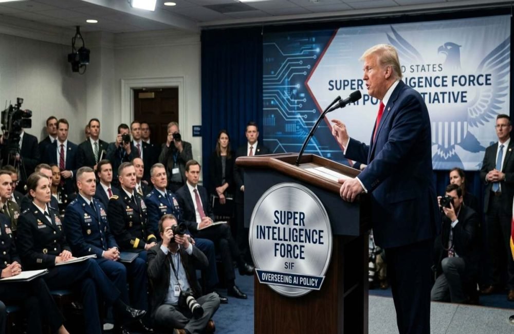 Trump launches Super Intelligence Force to oversee U.S. AI policy and address AI security risks.
