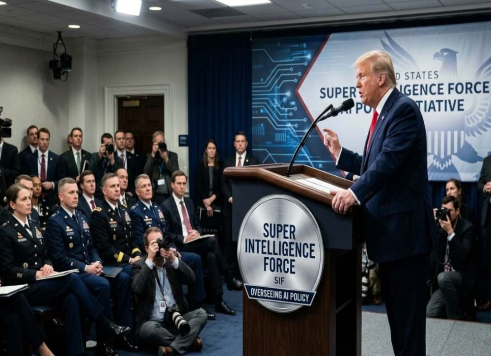 Trump launches Super Intelligence Force to oversee U.S. AI policy and address AI security risks.