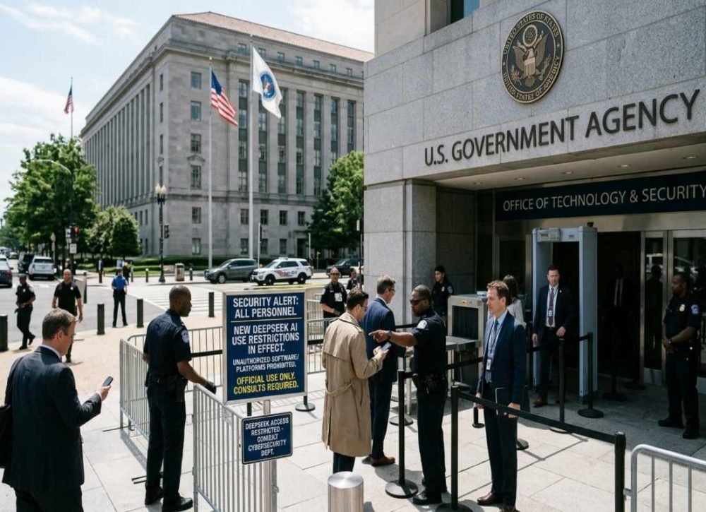 US agencies face new DeepSeek AI security restrictions over government data privacy and cybersecurity risks.